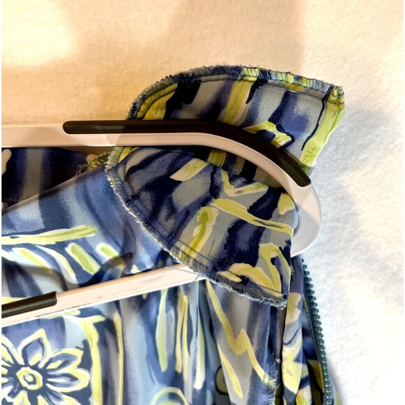 Vtg 80's TEDDI Geometric Retro Abstract Windbreaker Jacket Funky Boho Size L/XL - Picture 5 of 8